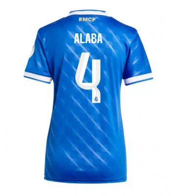 Real Madrid David Alaba #4 Tredjetrøje Dame 2025-26 Kortærmet